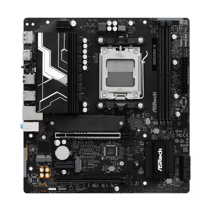 Placa-mãe ASRock B850M-X R2.0 AM5 Micro-ATX
