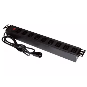 ALANTEC Régua de alimentação 19 polegadas - 9 tomadas UPS - Ficha UPS-C14 (PZ010)