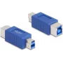 Adaptador gender changer de cabo DeLOCK 67229 USB Type-B azul