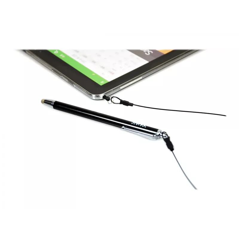 Caneta stylus Port Designs 140228 — universal, preto, 11 g, ponta de precisão compacta