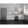 Topeshop KUCHNIA SET 200 BIEL conjunto de mobiliário de cozinha/sala de jantar
