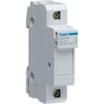 Elemento de fusível HAGER L501PV 1P 1000V DC L38 1M (L501PV)