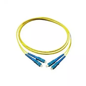 Cabo patch de fibra ótica duplex OS2 (singlemode, 9/125) SC/SC GoodConnections, LSZH, polaridade reversível, 20 m
