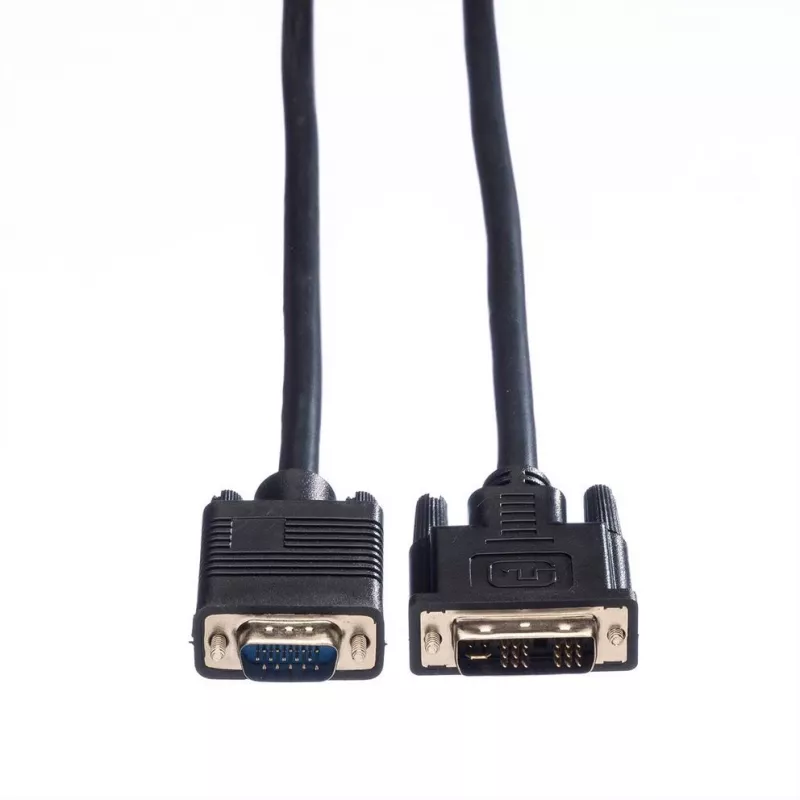 Cabo VALUE DVI-VGA, DVI (12+5) macho - VGA macho 3,0m (11.99.5430)