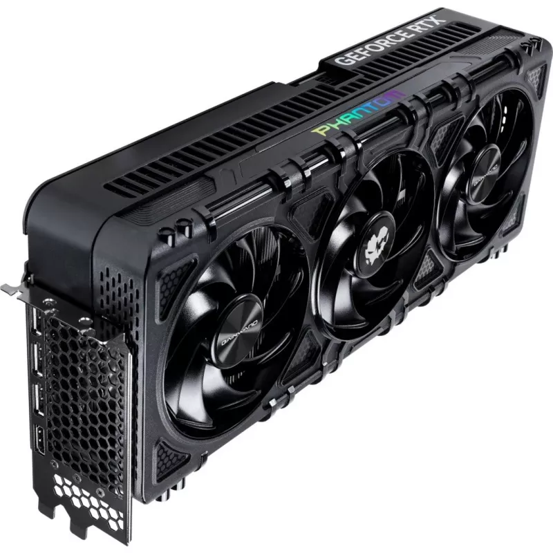 Placa gráfica GAINWARD GeForce RTX 5090 Phantom — 32 GB GDDR7, 512-Bit, PCIe 5.0, 3x DP 2.1b + HDMI 2.1b, 3 ventoinhas, 331,9 mm