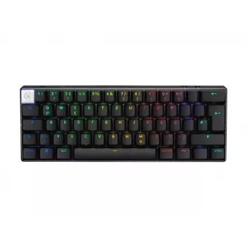 Teclado de gaming Logitech G PRO X 60 USB RF Wireless Bluetooth QWERTY US International branco