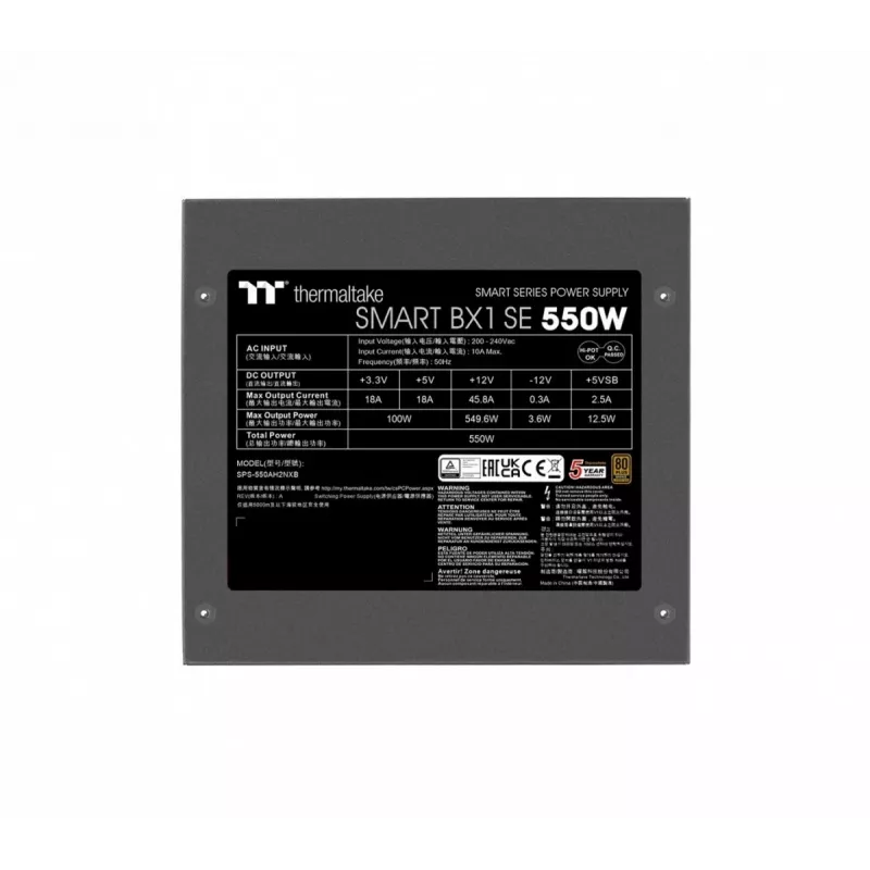 Fonte de alimentação THERMALTAKE PS-TTP-0550NNSABE-1 550W ATX