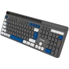 Teclado sem fios CANYON HKB-W03 cinzento – design compacto, alimentado por pilhas AAA, modelo CNS-HKBW03DG