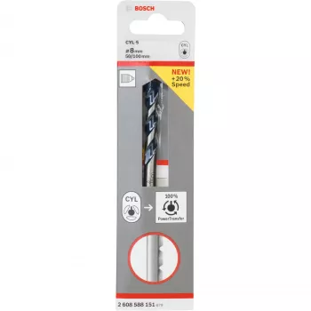 Broca Bosch CYL-5 8 mm 100 mm
