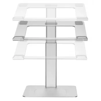 Suporte para portátil Gembird NBS-D1-02 Prateado 39,6 cm (15,6 polegadas)