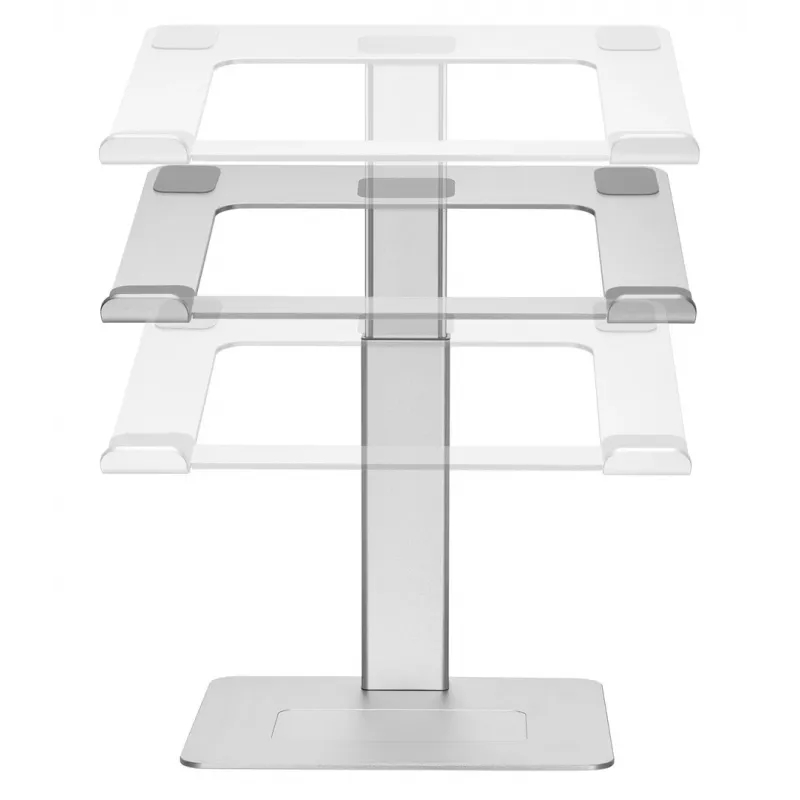 Suporte para portátil Gembird NBS-D1-02 Prateado 39,6 cm (15,6 polegadas)