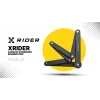 Cadeado de bicicleta dobrável MANTA XR00FL01 – design segmentado para montagem no quadro