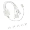 Cabo splitter ARGB Kolink PGW-AC-KOL-157 30 cm branco para conectores 3-Pin-5V-ARGB