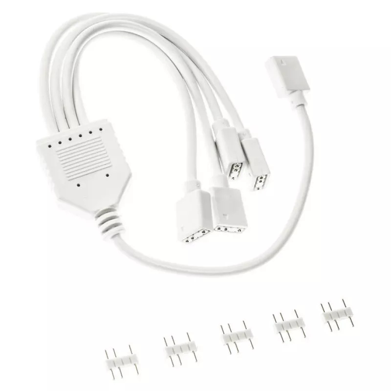 Cabo splitter ARGB Kolink PGW-AC-KOL-157 30 cm branco para conectores 3-Pin-5V-ARGB