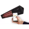 Aquecedor infravermelhos SUNRED PRO25W-SMART, montagem na parede triangular escuro, 2500 W, preto, IP55