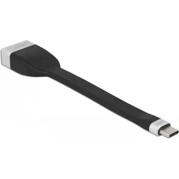 Cabo plano FPC DeLOCK 86731 USB Type-C para DisplayPort 4K 60 Hz 13,5 cm