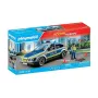 Carro de polícia Playmobil com sirene e luz intermitente, multicolorido, plástico, 3+