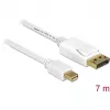 Cabo DisplayPort DeLOCK 83485 Mini DisplayPort 7 m branco