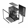 Caixa de PC MODECOM Volcano Stellar NF ATX Midi Tower, vidro temperado, preto, suporta ATX/micro ATX, GPU até 420 mm, cooler da CPU 175 mm