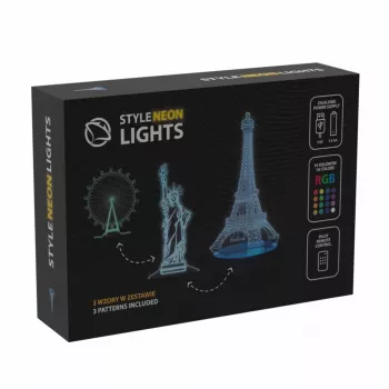 Lâmpada LED decorativa Manta SNL125RGB RGB 3D edifício