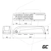 Bateria Green Cell EBIKEGCF03 48V 14500mAh Ião de lítio Preto