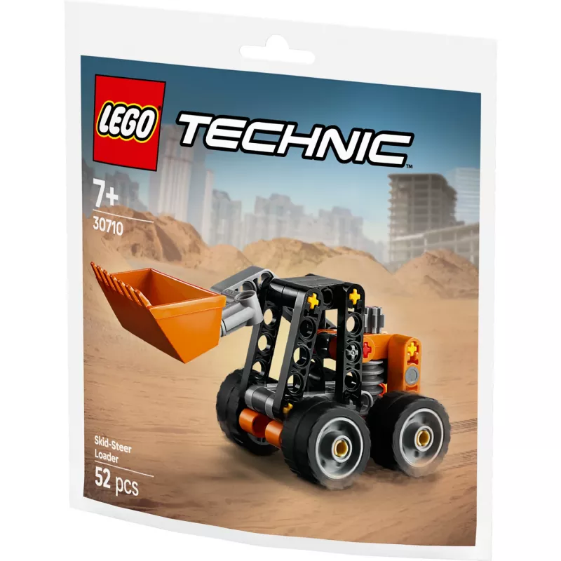 Brinquedo de construção LEGO Technic Mini carregadora 30710 com braços móveis e lagartas