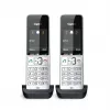 Telefone analógico/DECT Gigaset COMFORT 500HX duo com identificação de chamadas preto, prateado