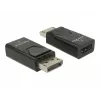 Adaptador Delock DisplayPort 1.2 macho para HDMI fêmea 4K passivo preto