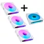 LIAN LI UNI FAN SL-INF 120 ARGB Reverse Blade pack de 4 - branco