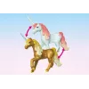 Conjunto de figuras Princess Magic 71838 Casa de fadas acolhedora e unicórnio dourado