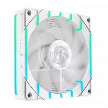 GAMEMAX TORNADO T12 ARGB-RW Ventoinha de caixa 120mm com pás invertidas branca