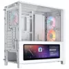 Caixa para PC Corsair FRAME 4000D LCD RS, Midi-Tower, ATX, ARGB, vidro temperado - branco
