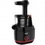 Extrator de sumo lento Tefal Juiceo ZC150 – 150 W, boca de enchimento de 4,5 cm, depósito de sumo e polpa de 0,8 l, 80 RPM, preto/vermelho