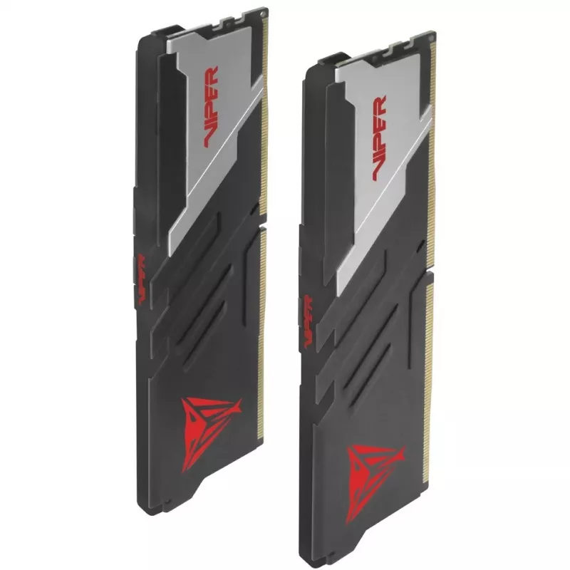 DIMM 16 GB DDR5-5600 (2x 8 GB) dual kit, memória RAM preto/branco, PVV516G560C40K, Viper Venom, INTEL XMP