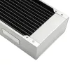 Radiador Watercool 24120 — latão/cobre/aço inoxidável, 158×120×48 mm, ventoinha de 120 mm