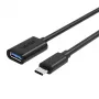 Cabo USB UNITEK Y-C476BK USB 3.2 Gen 1 (3.1 Gen 1) 0,2 m USB C USB A preto
