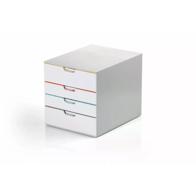 Durable VARICOLOR MIX 4 unidade de gavetas em plástico cinzento 4 gavetas