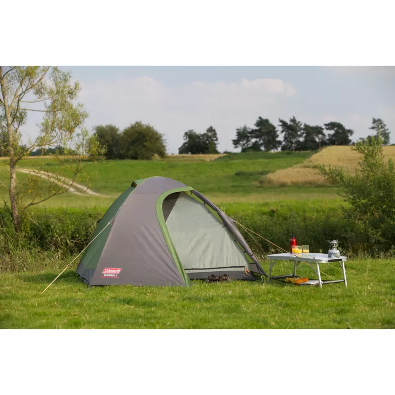 Tenda de cúpula Coleman Darwin 3 3 pessoas Verde Varetas rígidas