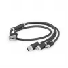 Cabo USB 2.0 Gembird CC-USB2-AM31-1M — conector USB A, 1 m, preto