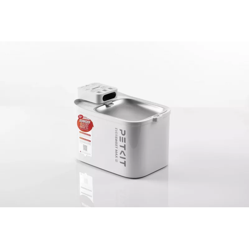 Fonte de água para animais de estimação PETKIT Eversweet Max 2 — capacidade de 3 L, sem BPA, branco