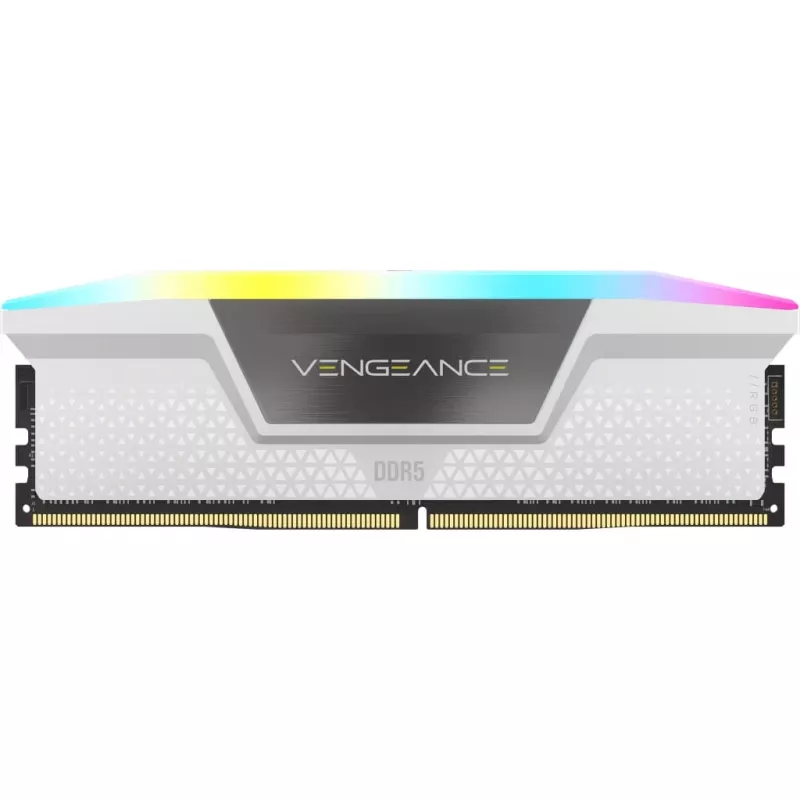 CORSAIR Vengeance RGB DDR5 Kit 64 GB 2 x 32 GB DIMM 288-PIN 6400 MHz PC5-51200 CL32 1.4 V branco (CMH