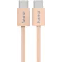 Cabo USB Hama Fabric USB 2.0 1 m USB-C laranja