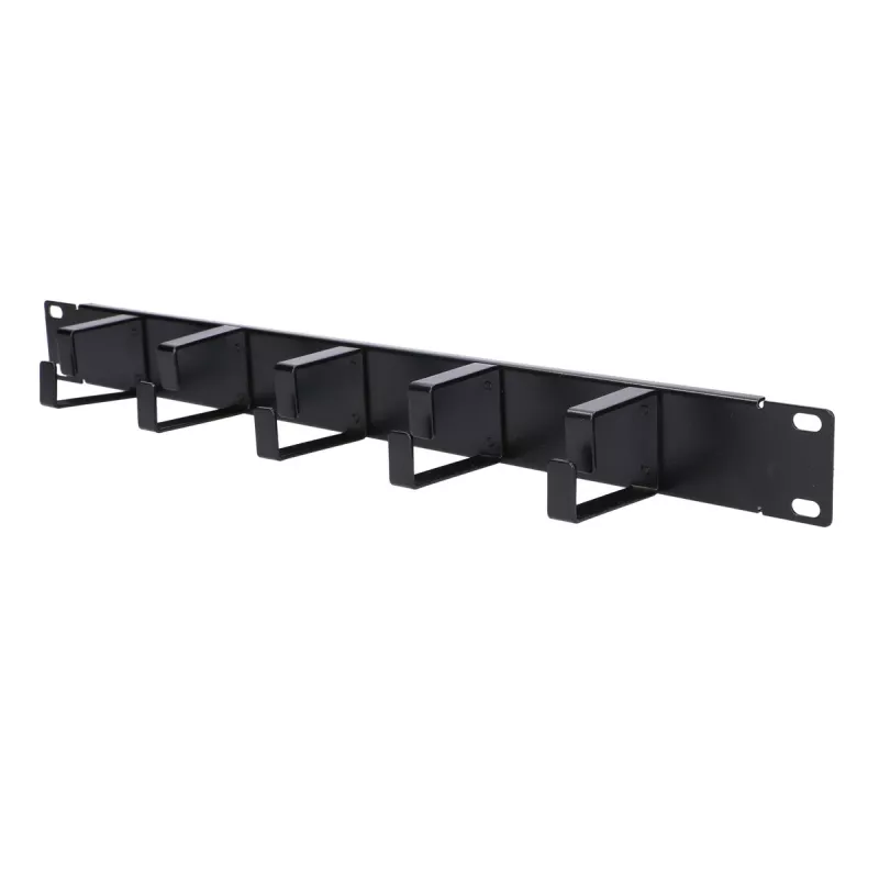 Painel de gestão de cabos Extralink 6001 — Caixa de aço, Preto