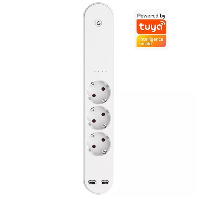 Régua de tomadas inteligente Denver SHP-310U 3 tomadas AC tipo F 3680 W