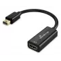 Conversor Mini DisplayPort para HDMI MediaRange MRCS236, 10 Gbps, 20 cm, preto