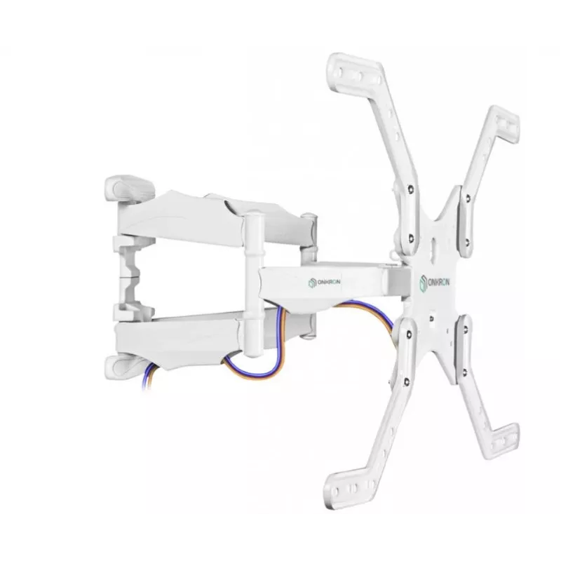Suporte de secretária para monitor ONKRON para ecrãs LCD LED OLED de 37–70 polegadas, branco