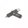Patriot PVP30 SSD externo de 512 GB, Duo A+C USB 3.2 Gen2, alumínio