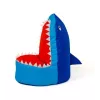 Pufe saco Sako Shark azul-marinho XXL 100 x 60 cm