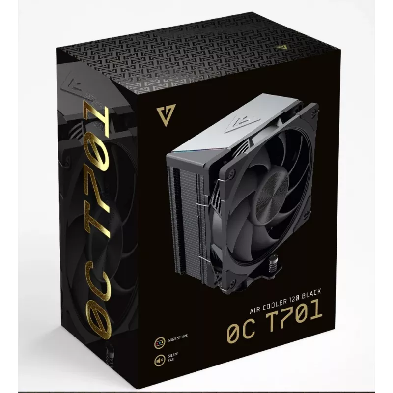 MODECOM Volcano 0C T701 dissipador de CPU por ar 12 cm preto