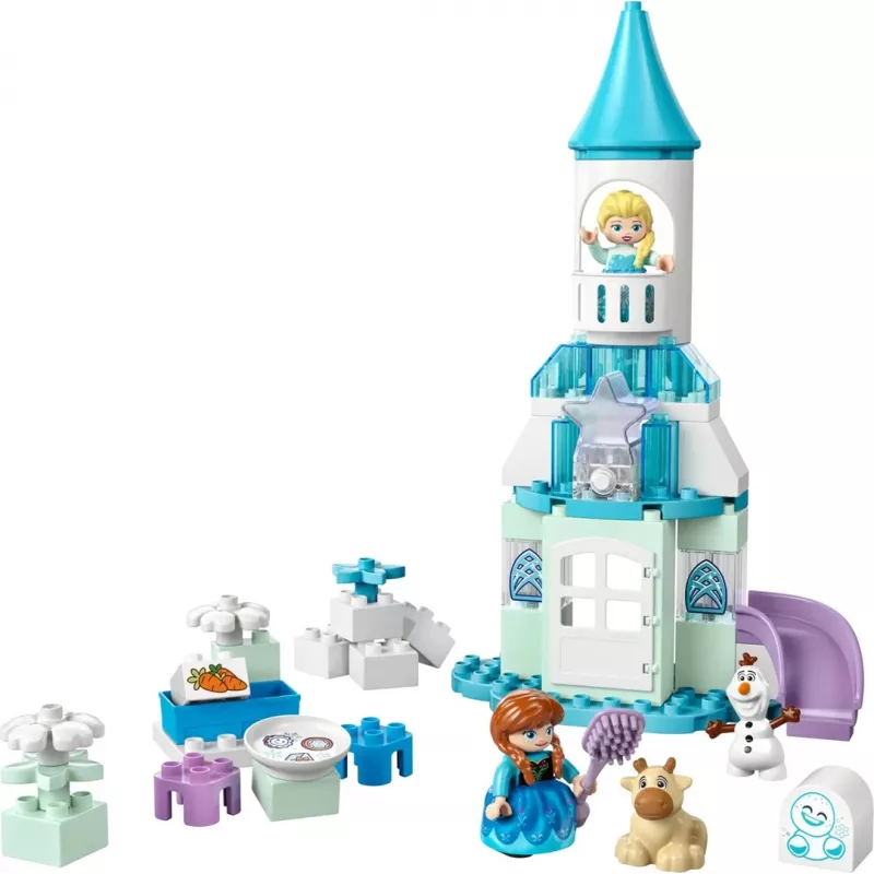 Conjunto de construção LEGO DUPLO 10455 festa no palácio de gelo da Anna e da Elsa da Disney